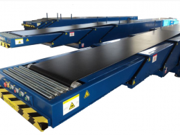 皮帶(dai)式伸縮輸送(sòng)機