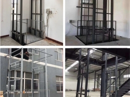 直頂(dǐng)導軌式升降(jiang)機